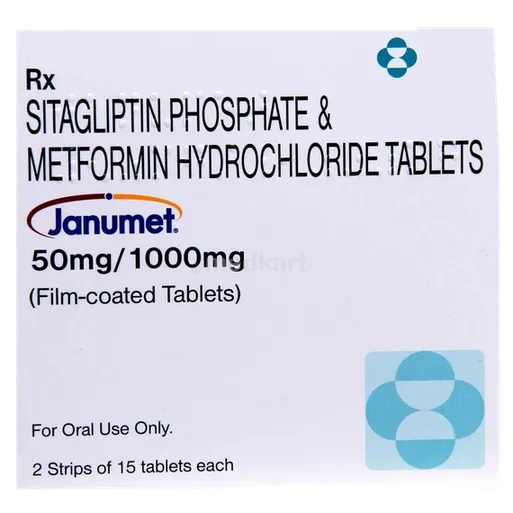 janumet 50/1000mg tablet 15's